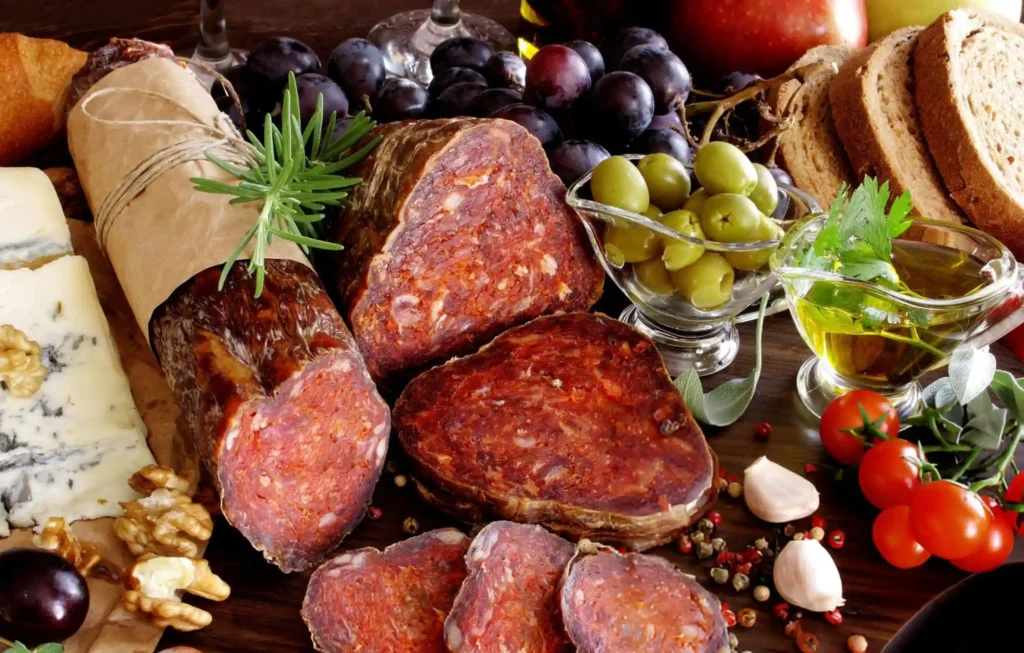 traditional Slavonian (region in Croatia) food